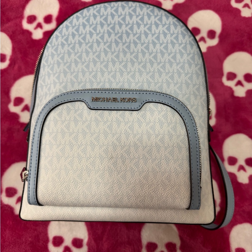 Michael Kors Blue Backpack